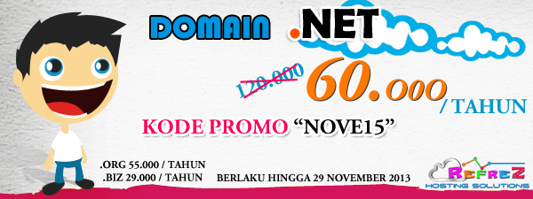 Promo domain .net 60 ribu